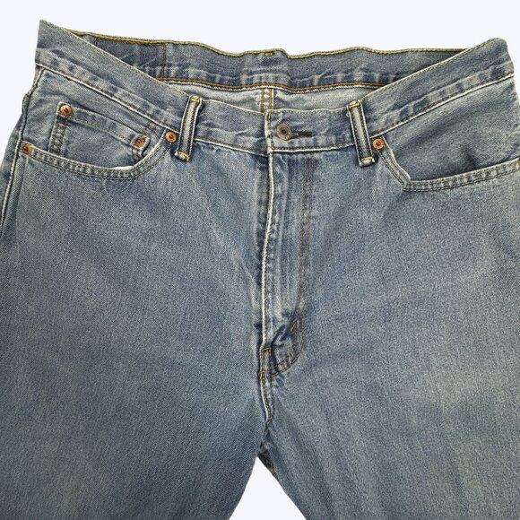 Levis 550 Men's Blue Jeans Size 36x32 Great Pre Owned condition - Picture 7 of 7